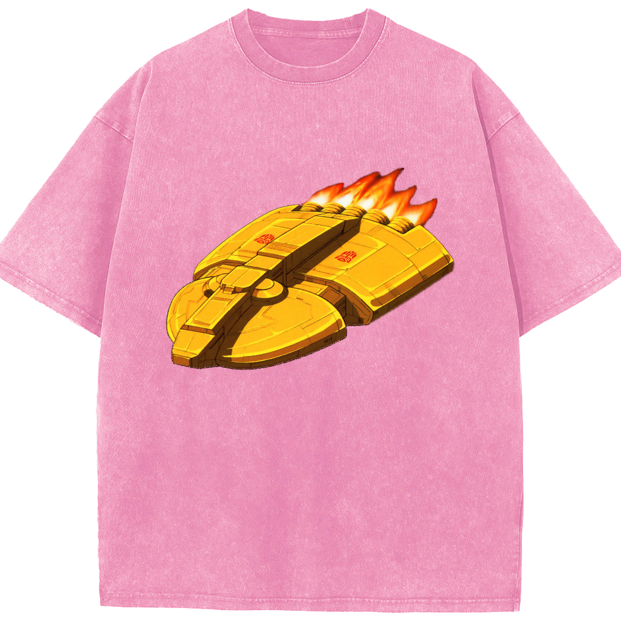 （画像用）  綿100% ヴィンテージ風 半袖Tシャツ（フロントプリント）